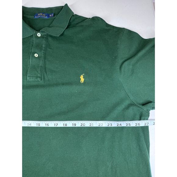 Ralph Lauren Polo Crest Shirt Men’s Size 2XLT Green Short Sleeve Preppy‎ Style - Picture 9 of 10